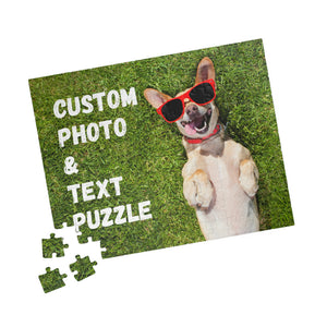 Custom Puzzle For Pet Owners (Dog, Cat, any pet, or any photo!) (110 piece)