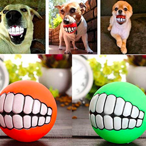 Funny Teeth Dog Ball